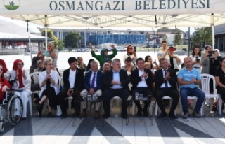 Engelli bireyler 30 Ağustos Zafer Bayramını coşkuyla...