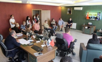 Başkan’dan engellilere “online” moral