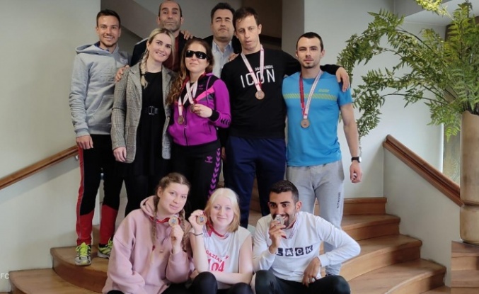 Atletizmde engeller sabır ve azimle aşıldı
